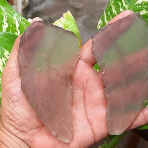 Raw Smoky Quartz Crystal Specimen: Unpolished Gemstone Slice