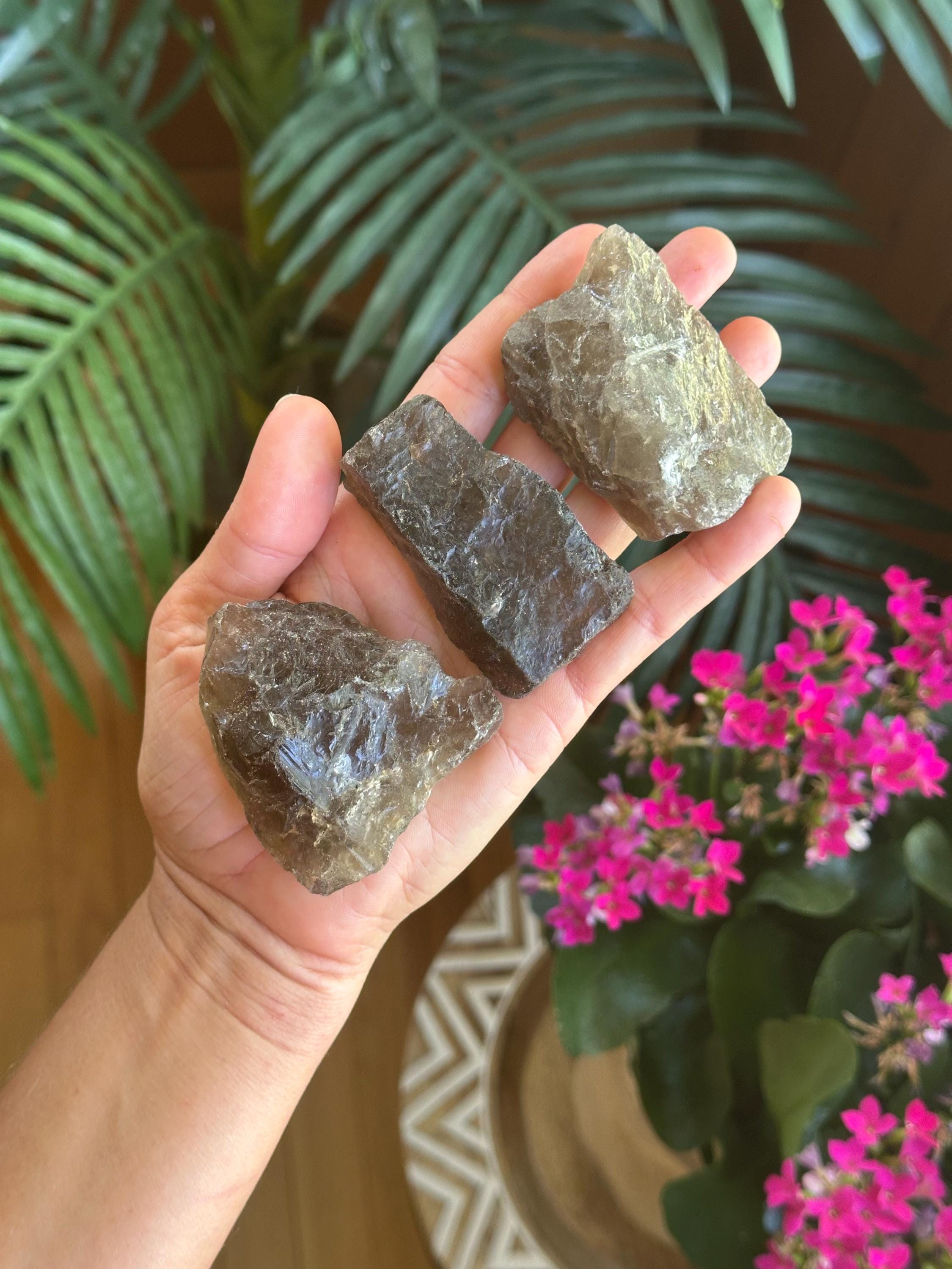 Large Raw Smoky Quartz Chunk, Root Chakra Stone Large Raw Smoky Quartz Chunk, Root Chakra Stone