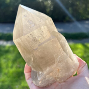 Large Natural Smoky Quartz Crystal From Brazil #32 Rough Smoky Quartz Cluster, Raw Crystal For Protection, Grounding Stone, Home Decor Gift