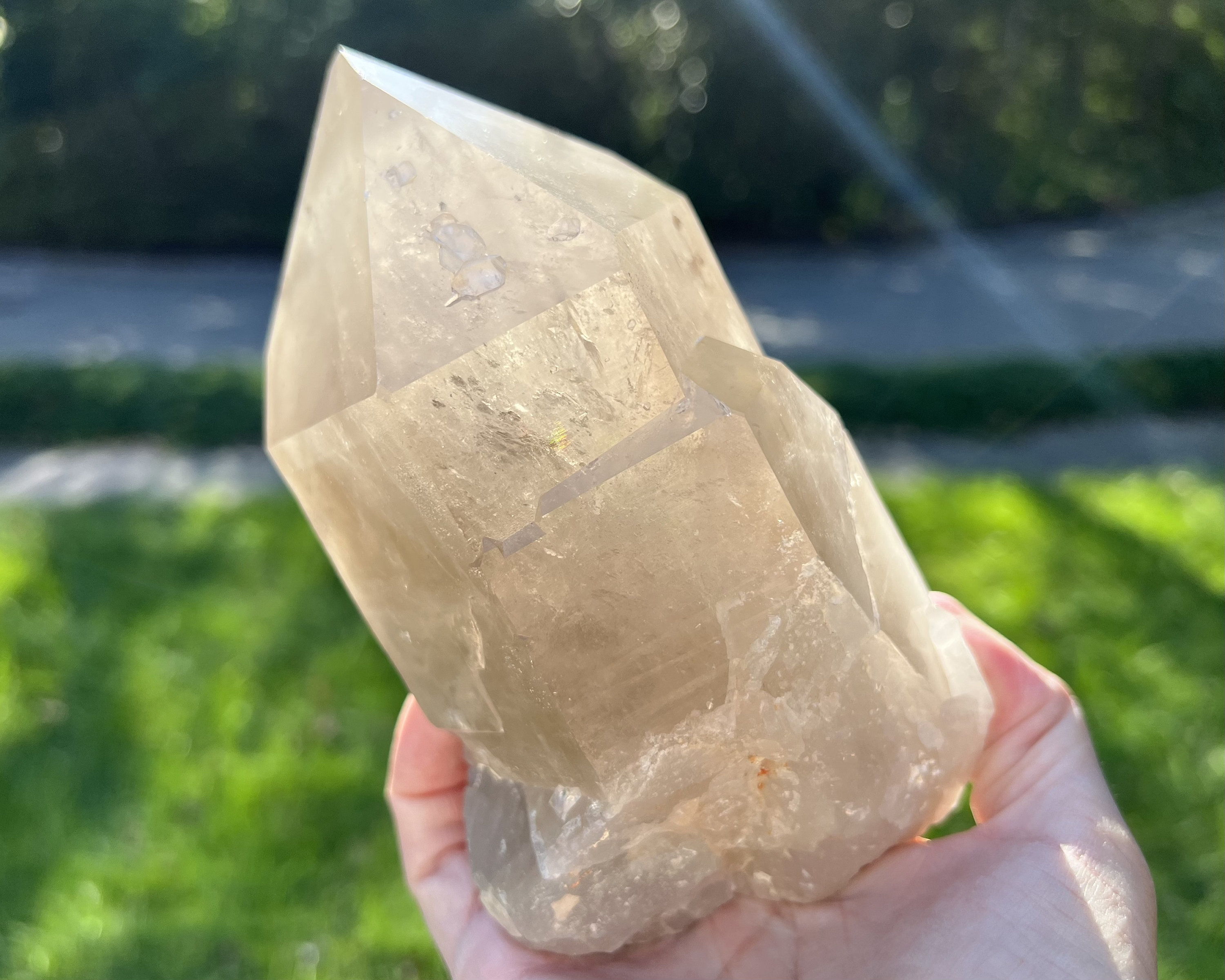Large Natural Smoky Quartz Crystal From Brazil #32 Rough Smoky Quartz Cluster, Raw Crystal For Protection, Grounding Stone, Home Decor Gift