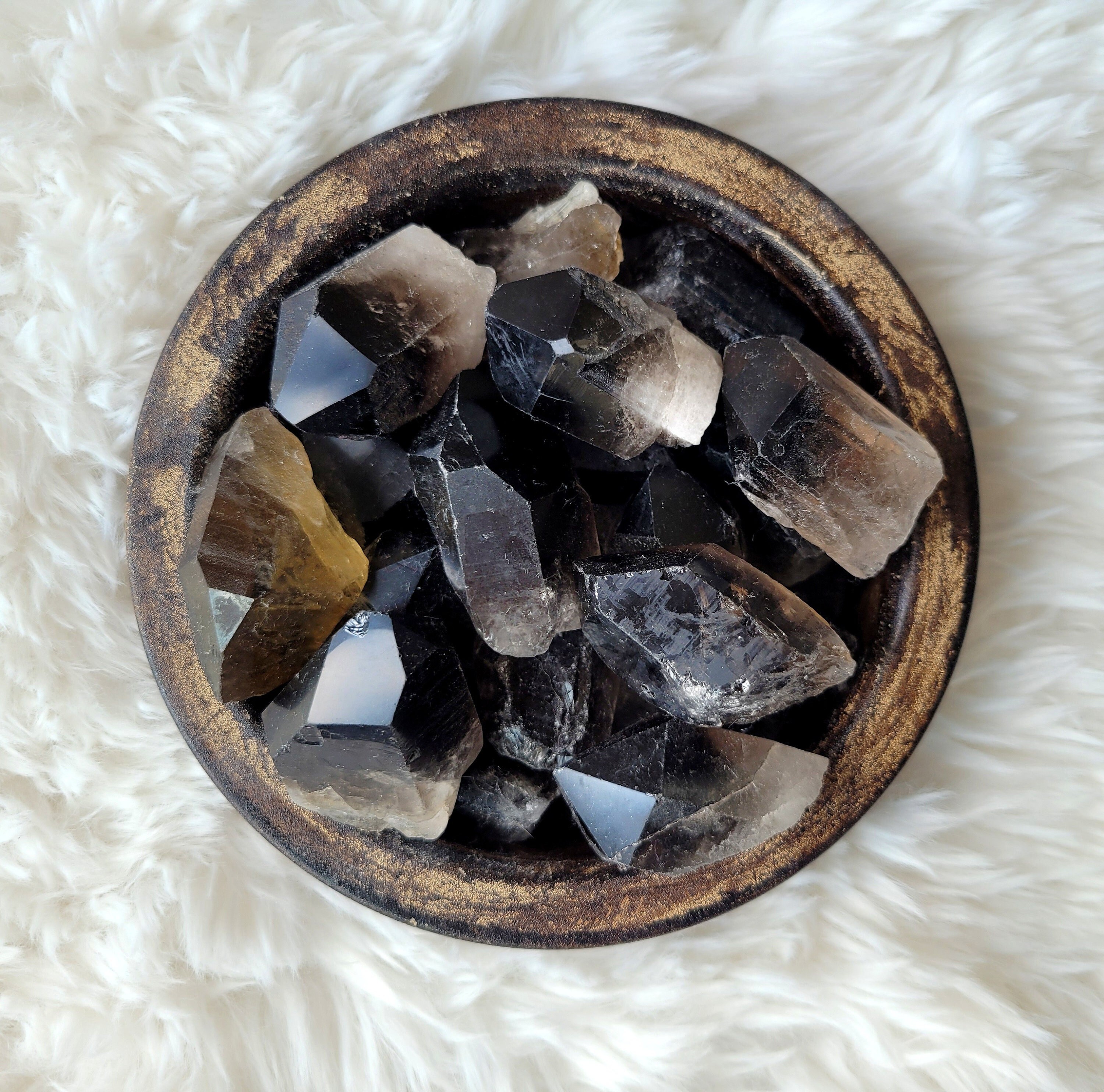 Smokey Quartz Points , Smokey Quartz , Quartz Points, Rough Smokey Quartz , Grounding Crystals, Base Chakra Crystals, Alter Tools