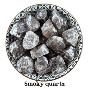 Smoky Quartz Raw Stone, Natural Grounding Crystal, Protection Raw Altar Ritual Gem