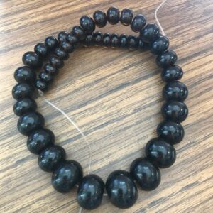 Smoky Quartz 10x6mm-20x15mm Graduated Rondelle Gemstone Beads~ -15.5 inch strand Smoky Quartz 10x6mm-20x15mm Graduated Rondelle Gemstone Beads~ -15.5 inch strand