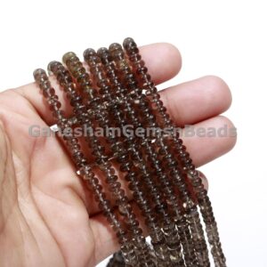 Smoky Quartz Beads, Aaa Natural Brown Smoky Smooth Rondelle Gemstone Beads, Smokey Quartz Beads Jewelry Making Bead, Brown Gemstone Gifts Smoky Quartz Beads, Aaa Natural Brown Smoky Smooth Rondelle Gemstone Beads, Smokey Quartz Beads Jewelry Making Bead, Brown Gemstone Gifts