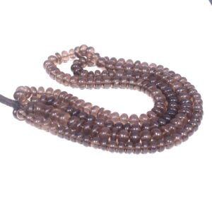 Brown Smoky Quartz Beads, Aaa Natural Smoky Smooth Rondelle Gemstone Beads, Smoky Quartz Beads, Jewelry Making & Design 15" Full Strand Brown Smoky Quartz Beads, Aaa Natural Smoky Smooth Rondelle Gemstone Beads, Smoky Quartz Beads, Jewelry Making & Design 15" Full Strand