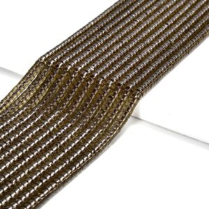Smoky Quartz Gemstone Heshi Rondelle Slice 4X2MM Beads 15 inch Full Strand WHOLESALE (80019472-P105) Smoky Quartz Gemstone Heshi Rondelle Slice 4X2MM Beads 15 inch Full Strand WHOLESALE (80019472-P105)