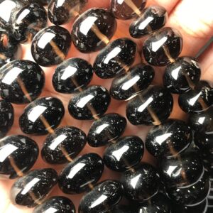 New Brand Natural Smokey Quartz Smooth Rondelle Shape Gemstone Beads, 14 Inches Smokey 10-10.5 MM Approx Strand An Amazing Item For Jewelry New Brand Natural Smokey Quartz Smooth Rondelle Shape Gemstone Beads, 14 Inches Smokey 10-10.5 MM Approx Strand An Amazing Item For Jewelry