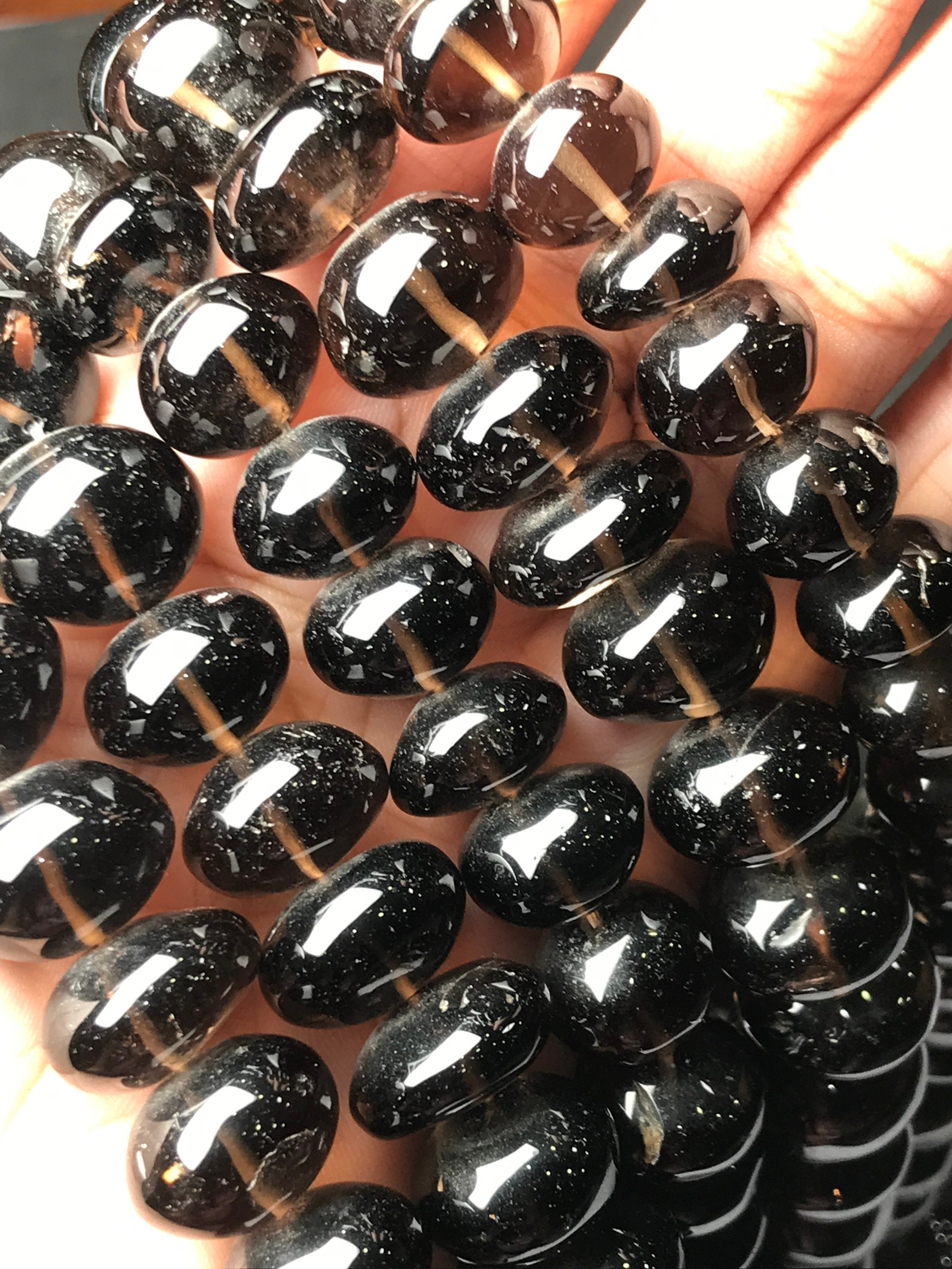 New Brand Natural Smokey Quartz Smooth Rondelle Shape Gemstone Beads, 14 Inches Smokey 10-10.5 Mm Approx Strand An Amazing Item For Jewelry New Brand Natural Smokey Quartz Smooth Rondelle Shape Gemstone Beads, 14 Inches Smokey 10-10.5 Mm Approx Strand An Amazing Item For Jewelry