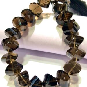 Rarest~~aaaa+ Smoky Quartz Twisted Rondelle Beads Smoky Quartz Gemstone Beads Natural Smoky Quartz Laser Cut Beads Smoky Quartz Briolettes Rarest~~aaaa+ Smoky Quartz Twisted Rondelle Beads Smoky Quartz Gemstone Beads Natural Smoky Quartz Laser Cut Beads Smoky Quartz Briolettes