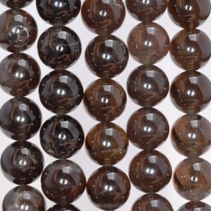 12mm Natural Dark Black Smoky Quartz Gemstone Grade Aa Round Loose Beads 15.5 Inch Full Strand (80003814-b96) 12mm Natural Dark Black Smoky Quartz Gemstone Grade Aa Round Loose Beads 15.5 Inch Full Strand (80003814-b96)