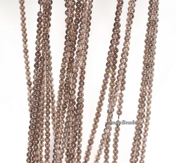 2mm Champagne Smoky Quartz Gemstone Grade Aa Round 2mm Loose Beads 15.5 Inch Full Strand Lot 1,2,6,12 And 50 (90113603-107 - 2mm C)