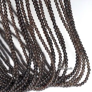 2mm Smoky Quartz Gemstone Grade A Smoky Brown Round 2mm Loose Beads 16 inch Full Strand (90147955-107-2mm F) 2mm Smoky Quartz Gemstone Grade A Smoky Brown Round 2mm Loose Beads 16 inch Full Strand (90147955-107-2mm F)