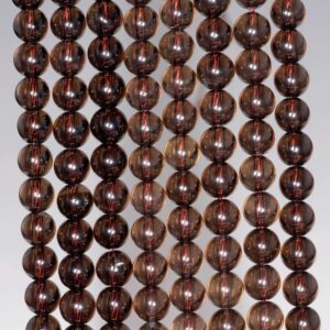 4MM Natural Smoky Quartz Gemstone Grade AAA Round Loose Beads 15.5 inch Full Strand (80003798-B94) 4MM Natural Smoky Quartz Gemstone Grade AAA Round Loose Beads 15.5 inch Full Strand (80003798-B94)