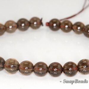7mm Smoky Quartz Gemstone Round Loose Beads 7.5 inch Half Strand (90144140-B21-537) 7mm Smoky Quartz Gemstone Round Loose Beads 7.5 inch Half Strand (90144140-B21-537)