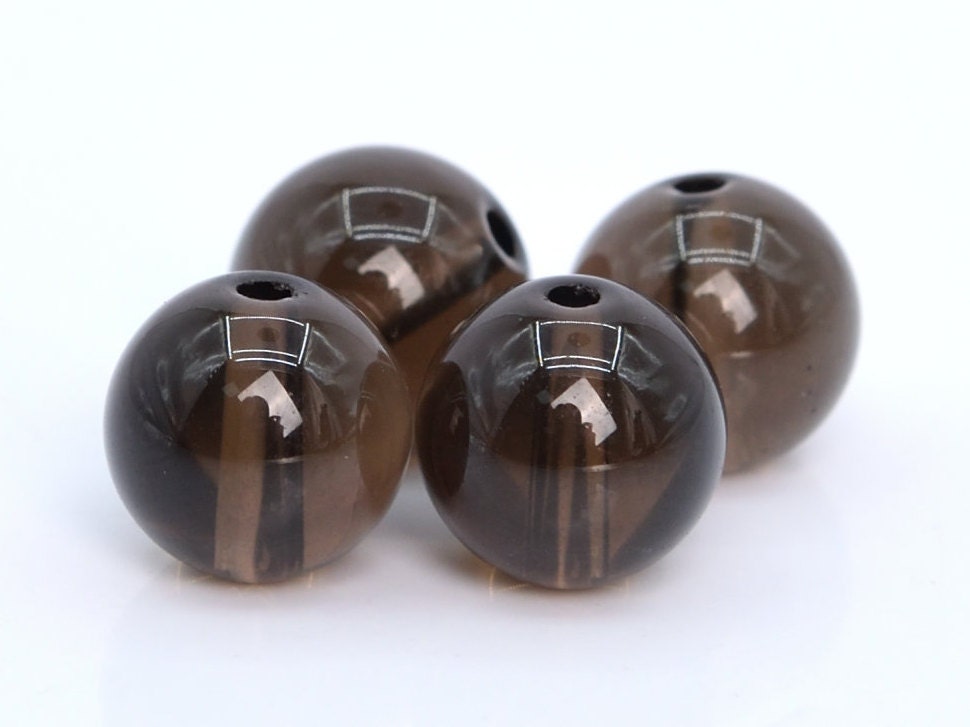 Genuine Natural Smoky Quartz Gemstone Beads 8mm Light Color Round Aaa Quality Loose Beads (105577)