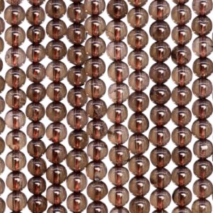 Genuine Natural Smoky Quartz Loose Beads Grade Aa Round Shape 3-4mm Genuine Natural Smoky Quartz Loose Beads Grade Aa Round Shape 3-4mm