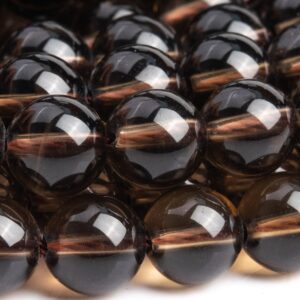 Genuine Natural Smoky Quartz Gemstone Beads 7-8MM Smoky Round AAA Quality Loose Beads (100660) Genuine Natural Smoky Quartz Gemstone Beads 7-8MM Smoky Round AAA Quality Loose Beads (100660)