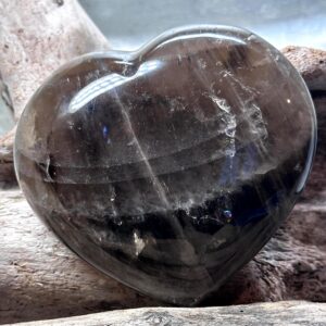 Enchanting Smoky Quartz Heart Loaded With Rainbows Enchanting Smoky Quartz Heart Loaded With Rainbows