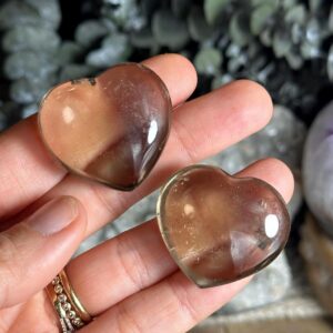 Smoky Quartz Heart Crystal, Healing Stone Smoky Quartz Heart Crystal, Healing Stone