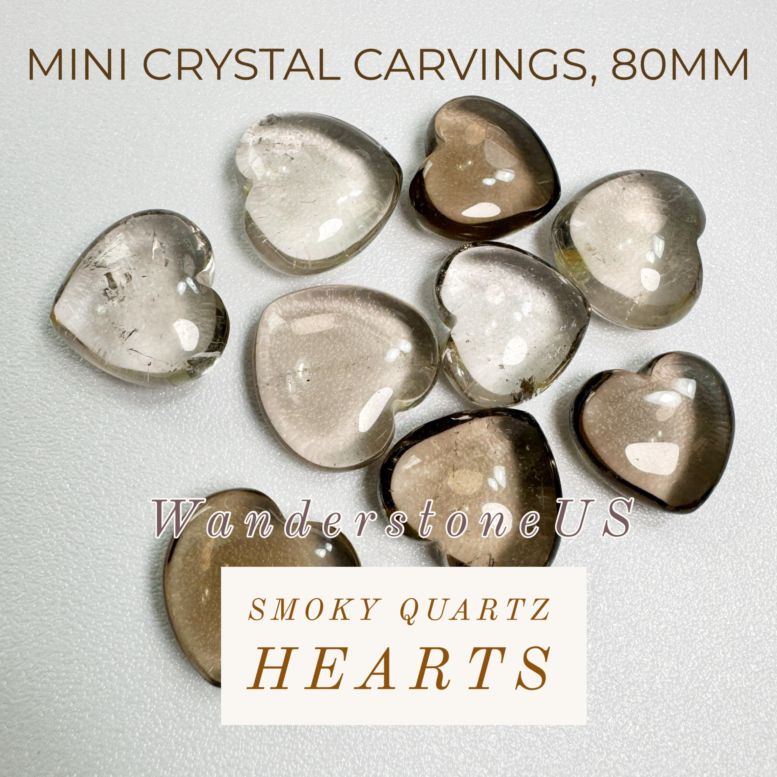 Smoky Quartz Heart | Mini Crystal Heart | Crystal Minis | Mini Crystal Heart