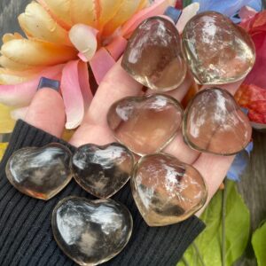 Smoky Quartz Heart, Smoky Quartz, Qty. 1 Smoky Quartz Heart, Smoky Quartz, Qty. 1