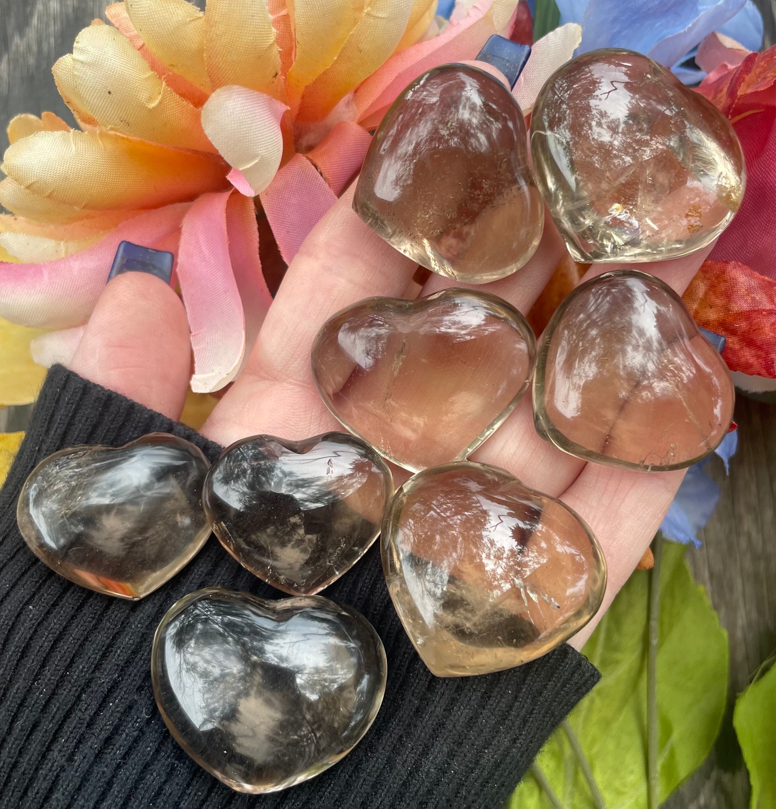 Smoky Quartz Heart, Smoky Quartz, Qty. 1