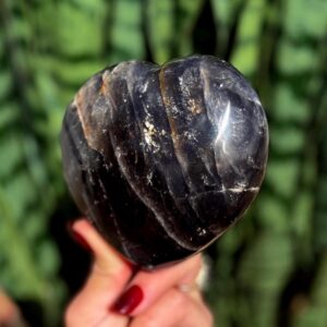 Smoky Quartz Heart - Root Chakra Crystal For Grounding And Protection