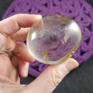 Light Smoky Quartz Palmstone Gallet Crystal Palm Stone Natural Smokey Madagascar Light Smoky Quartz Palmstone Gallet Crystal Palm Stone Natural Smokey Madagascar