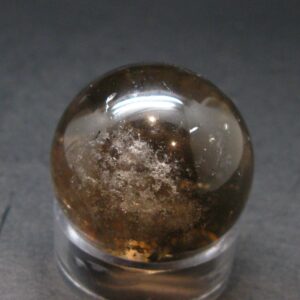 Natural Color Smoky Quartz Sphere From Brazil - 1.5" Natural Color Smoky Quartz Sphere From Brazil - 1.5"