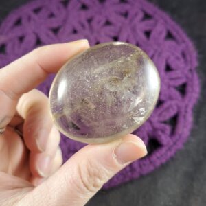 Smoky Quartz Palmstone Gallet Crystal Palm Stone Natural Smokey Madagascar Smoky Quartz Palmstone Gallet Crystal Palm Stone Natural Smokey Madagascar