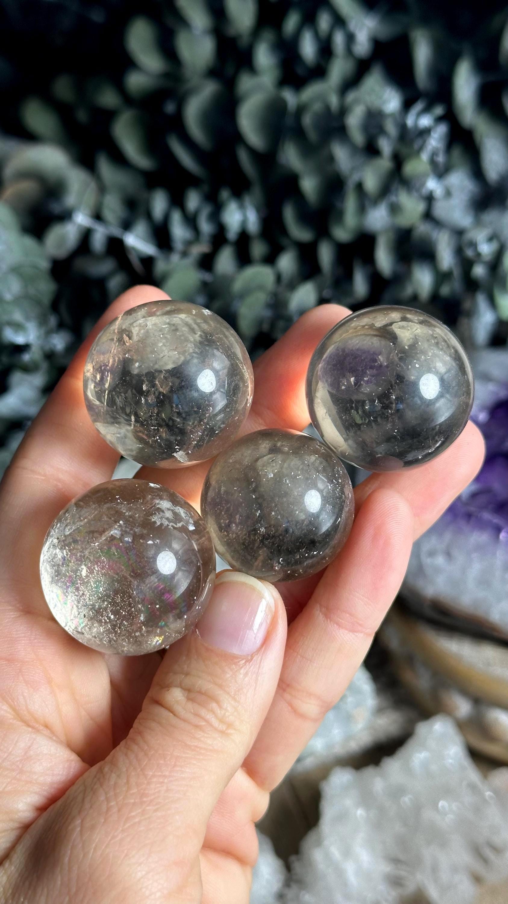 Small Smoky Quartz Sphere, Crystal Orb