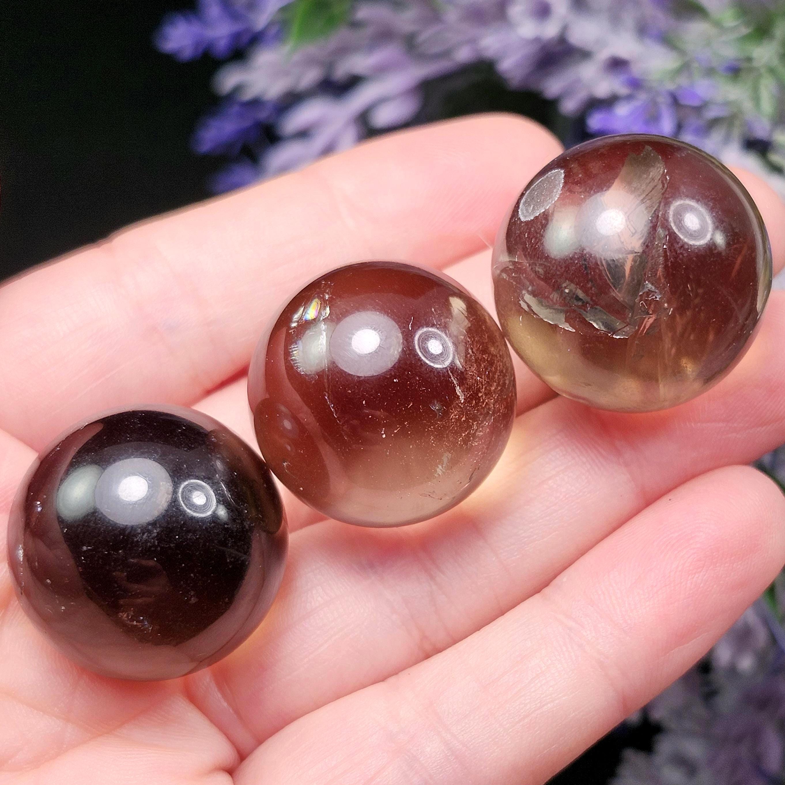 Smoky Quartz Sphere - Brazilian Smoky Quartz - Crystal Sphere - Polished Smoky Quartz - Stone Carving