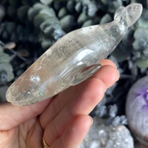 Smoky Quartz Whale, Whale Crystal Carving Smoky Quartz Whale, Whale Crystal Carving