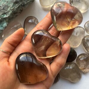 Smoky Quartz Heart, Zimbabwe Crystal Smoky Quartz Heart, Zimbabwe Crystal