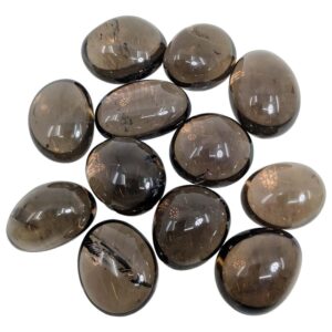 1 Dark Smoky Quartz Tumbled Stone #t241 1 Dark Smoky Quartz Tumbled Stone #t241