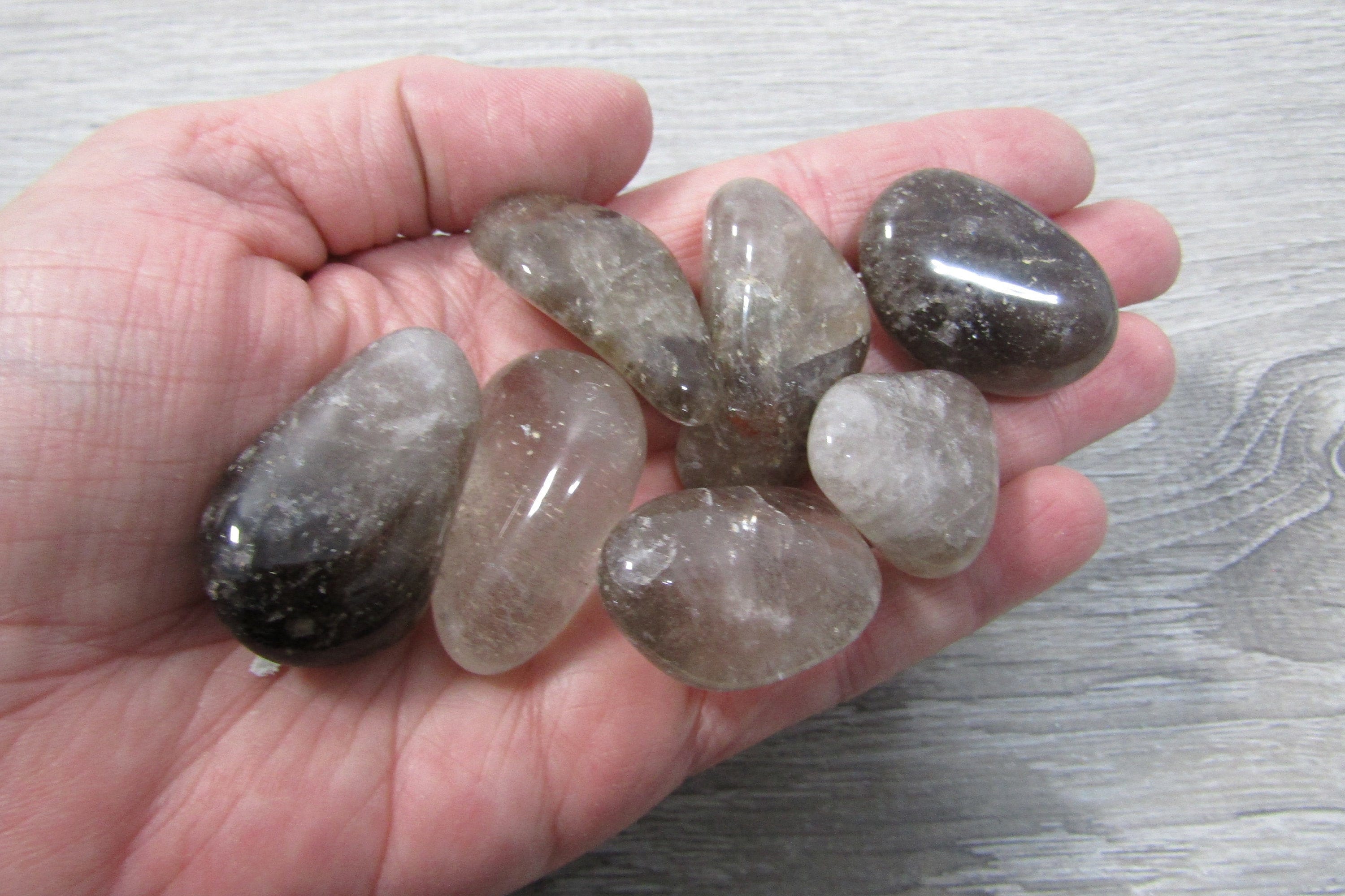 Smoky Quartz 3/4" Tumbled Stone Smoky Quartz 3/4" Tumbled Stone