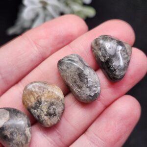 Smoky Quartz With Iron Inclusions, Goethite Quartz Tumbled Stone - Brazilian Quartz Smoky Quartz With Iron Inclusions, Goethite Quartz Tumbled Stone - Brazilian Quartz