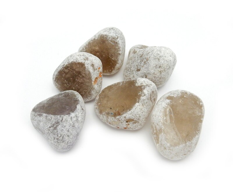 Tumbled Smokey Quartz Seer Stone - Ema River Crystal