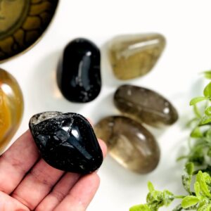 Smokey Quartz Tumbled Stone – Polished Gemstone, Brazil Smokey Quartz Tumbled Stone – Polished Gemstone, Brazil