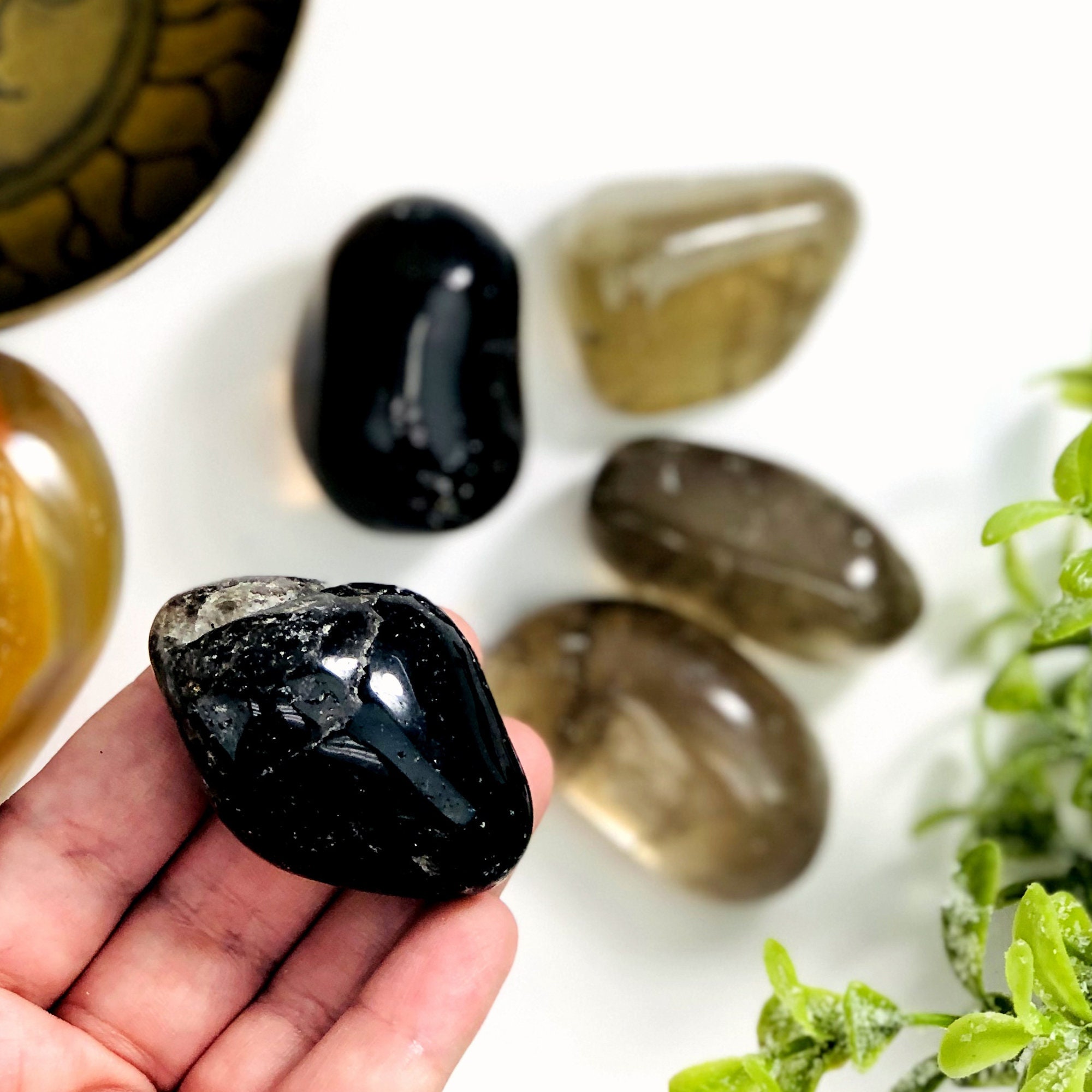 Smokey Quartz Tumbled Stone – Polished Gemstone, Brazil Smokey Quartz Tumbled Stone – Polished Gemstone, Brazil