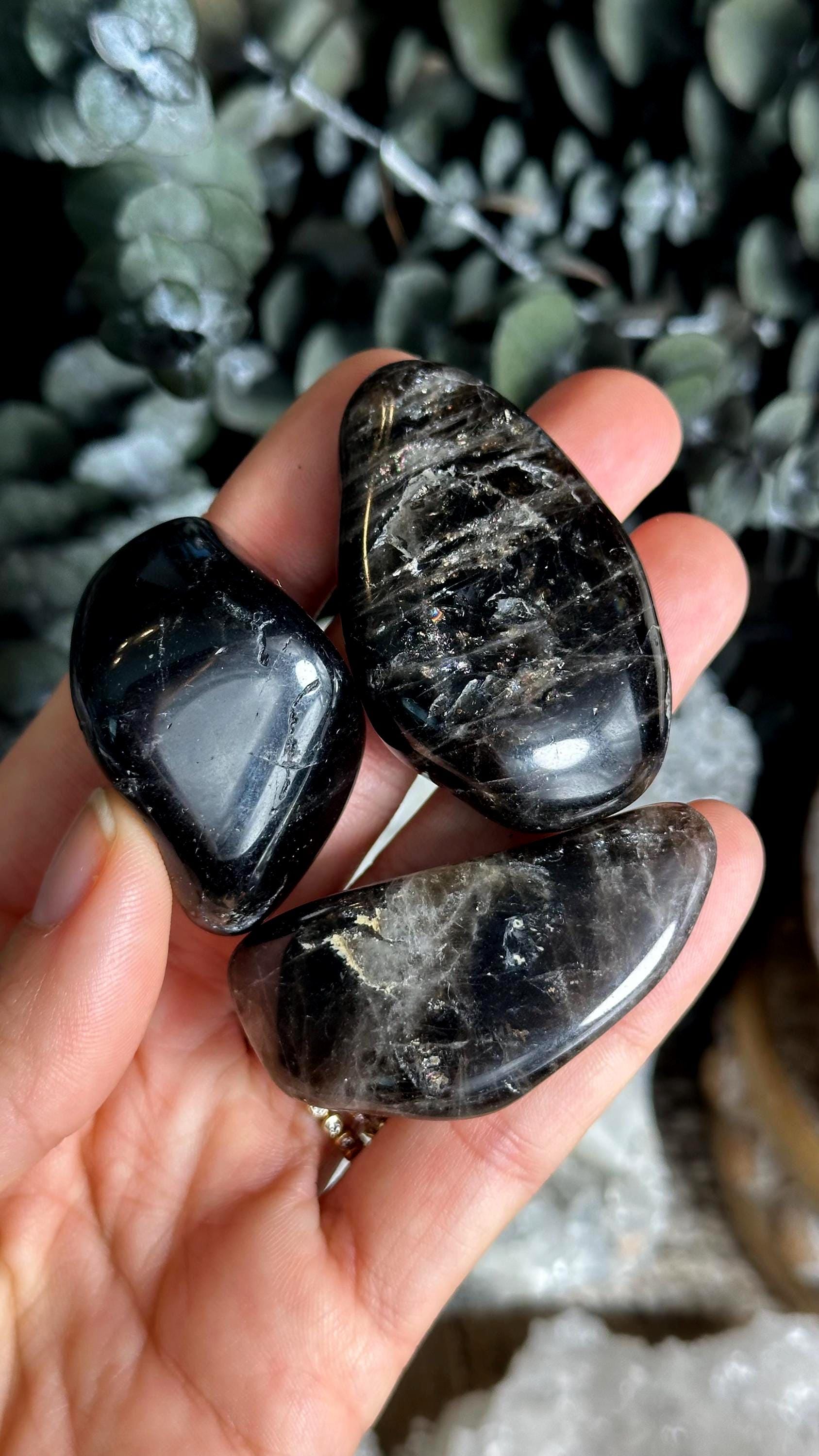 Tumbled Smoky Quartz Stone: Root Chakra Meditation Crystal
