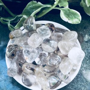 Smoky Quartz Tumbles, Qty. 5 Smoky Quartz Tumbles, Qty. 5