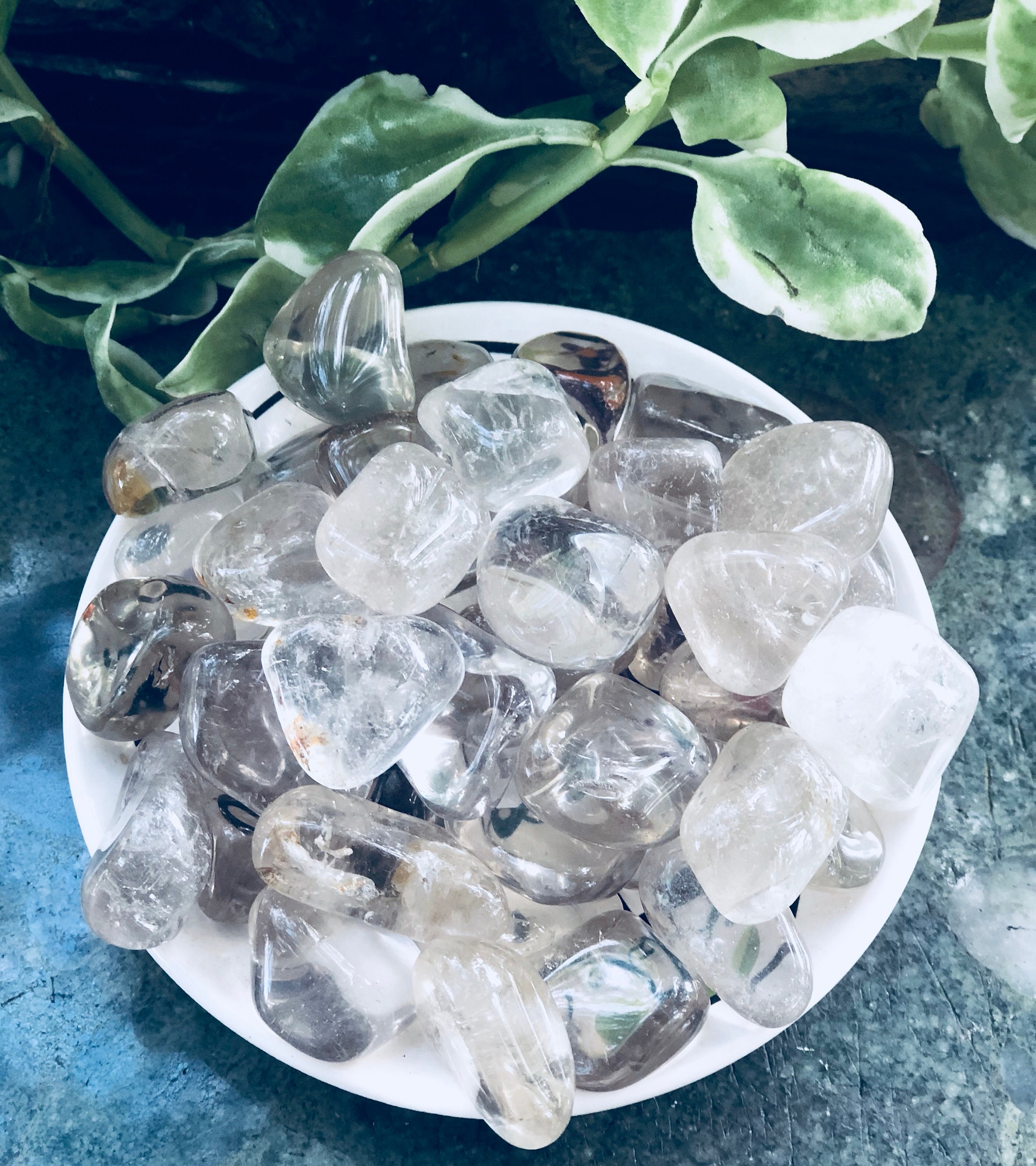 Smoky Quartz Tumbles, Qty. 5