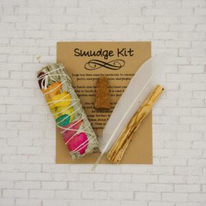 Sage, Sage Sticks, 4 Piece Smudge Kits, Sage Kits, Smudging, Saging House Sages for, Abundance, Protection, Luck, Courage, Love, Cleansing