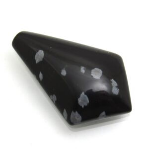 Snowflake Obsidian Cabochon Freeform Flowering Obsidian Spherulitic Obsidian New For Designer Jewelry Polished on Both Sides