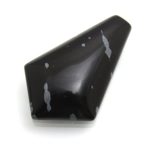 Snowflake Obsidian Cabochon Freeform Flowering Obsidian Spherulitic Obsidian New For Designer Jewelry Polished on Both Sides