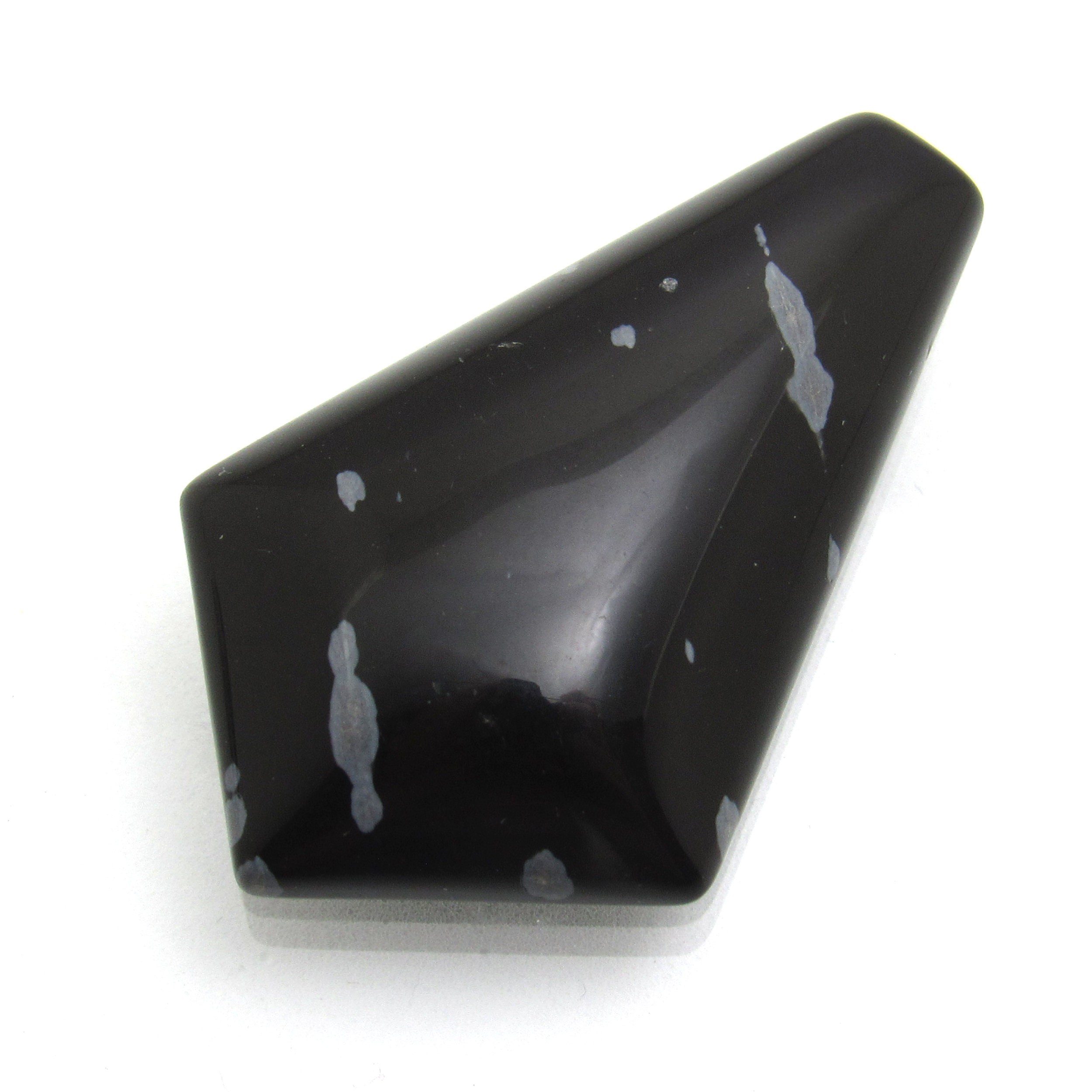 Snowflake Obsidian Cabochon Freeform Flowering Obsidian Spherulitic Obsidian New For Designer Jewelry Polished On Both Sides