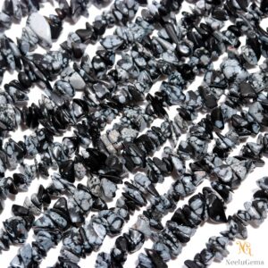 Aaa+ Snowflake Obsidian Uncut Chip Beads,natural Snowflake Obsidian Raw Rough Tiny Nugget Chips,34" Gemstone Beads For Handmade Jewelry Aaa+ Snowflake Obsidian Uncut Chip Beads,natural Snowflake Obsidian Raw Rough Tiny Nugget Chips,34" Gemstone Beads For Handmade Jewelry