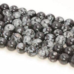 10 Strands 8mm Cristobalite Snowflake Obsidian Gemstone Round 8mm Loose Beads 15.5 inch Full Strand BULK LOT (90114583-243 x10) 10 Strands 8mm Cristobalite Snowflake Obsidian Gemstone Round 8mm Loose Beads 15.5 inch Full Strand BULK LOT (90114583-243 x10)