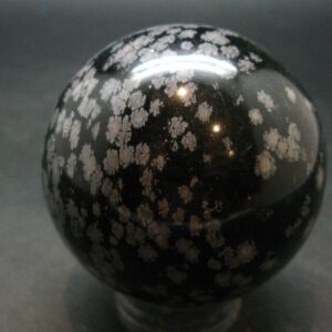 Snowflake Obsidian Sphere From Mexico - 2.4" Snowflake Obsidian Sphere From Mexico - 2.4"